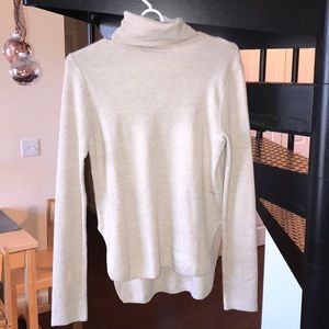 Beige Turtleneck
